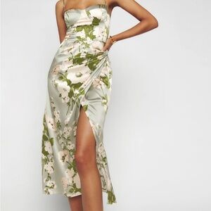 Reformation Marguerite Dress Tarragon